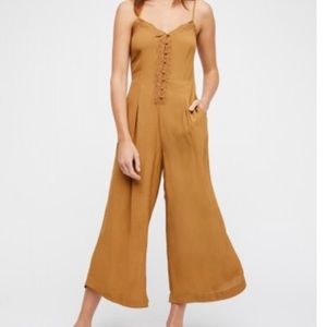 Free People X Eileen Romper- ginger snap Sz 4 NWOT